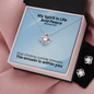 My Spirit Is Life And Peace (Romans 8:6) | Love Knot Necklace & Earring Set