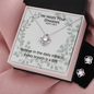 He Heals Your Diseases (Psalm 103:3) | Love Knot Necklace & Earring Set
