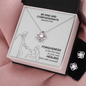 Be Kind And Compassionate (Ephesians 4:32) | Love Knot Necklace & Earring Set