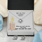 He Is My Light (Psalm 27:1) | Love Knot Necklace & Earring Set