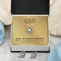 I Can Do All Things (Philippians 4:13) | Love Knot Necklace & Earring Set