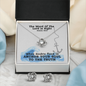 The Word Of The Lord Is Right (Psalm 33:4) | Love Knot Necklace & Earring Set