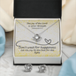 The Joy of the Lord Is Your Strength (Nehemiah 8:10) | Love Knot Necklace & Earring Set