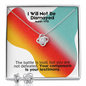 I Will Not Be Dismayed (Isaiah 41:10) | Love Knot Necklace & Earring Set