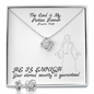 The Lord is My Portion Forever (Psalm 73:26) | Love Knot Necklace & Earring Set