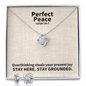Perfect Peace (Isaiah 26:3) | Love Knot Necklace & Earring Set