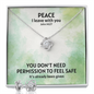 Peace I Leave With You (John 14:27) | Love Knot Necklace & Earring Set