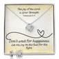 The Joy of the Lord Is Your Strength (Nehemiah 8:10) | Love Knot Necklace & Earring Set