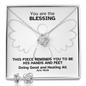 Doing Good And Healing All (Acts 10:38) | Love Knot Necklace & Earring Set