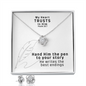My Heart Trusts In Him (Psalm 28:7) | Love Knot Necklace & Earring Set