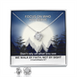We Walk By Faith, Not By Sight (2 Corinthians 5:7) | Love Knot Necklace & Earring Set