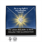 He Is My Light & My Salvation (Psalm 27:1) | Love Knot Necklace & Earring Set