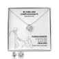 Be Kind And Compassionate (Ephesians 4:32) | Love Knot Necklace & Earring Set