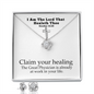 I Am The Lord That Healeth Thee (Exodus 15:26) | Love Knot Necklace & Earring Set