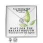 Your Healing Shall Spring Forth (Isaiah 58:8) | Love Knot Necklace & Earring Set