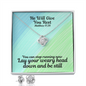 He Will Give You Rest (Matthew 11:28) | Love Knot Necklace & Earring Set