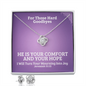 I Will Turn Your Mourning Into Joy (Jeremiah 31:13) | Love Knot Necklace & Earring Set