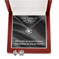 The Lord Is My Rock (Psalm 18:2) | Love Knot Necklace & Earring Set