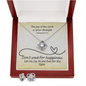 The Joy of the Lord Is Your Strength (Nehemiah 8:10) | Love Knot Necklace & Earring Set