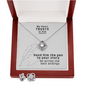 My Heart Trusts In Him (Psalm 28:7) | Love Knot Necklace & Earring Set