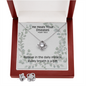 He Heals Your Diseases (Psalm 103:3) | Love Knot Necklace & Earring Set