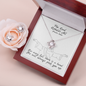 The Lord Upholds All (Psalm 145:14) | Love Knot Necklace & Earring Set