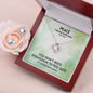 Peace I Leave With You (John 14:27) | Love Knot Necklace & Earring Set