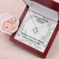 He Heals Your Diseases (Psalm 103:3) | Love Knot Necklace & Earring Set