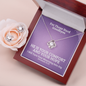 I Will Turn Your Mourning Into Joy (Jeremiah 31:13) | Love Knot Necklace & Earring Set