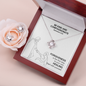Be Kind And Compassionate (Ephesians 4:32) | Love Knot Necklace & Earring Set