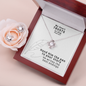 My Heart Trusts In Him (Psalm 28:7) | Love Knot Necklace & Earring Set