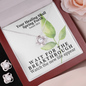 Your Healing Shall Spring Forth (Isaiah 58:8) | Love Knot Necklace & Earring Set