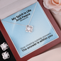 My Spirit Is Life And Peace (Romans 8:6) | Love Knot Necklace & Earring Set