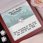 Faith Moves Mountains (Matthew 17:20) | Love Knot Necklace & Earring Set