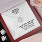 My Heart Trusts In Him (Psalm 28:7) | Love Knot Necklace & Earring Set