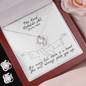 The Lord Upholds All (Psalm 145:14) | Love Knot Necklace & Earring Set