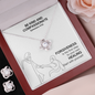 Be Kind And Compassionate (Ephesians 4:32) | Love Knot Necklace & Earring Set