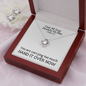 Cast All Your  Anxiety On Him (1 Peter 5:7) | Love Knot Necklace & Earring Set