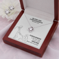 Be Kind And Compassionate (Ephesians 4:32) | Love Knot Necklace & Earring Set