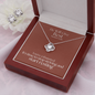 He Will Give  Rest (Matthew 11:28) | Love Knot Necklace & Earring Set