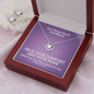 I Will Turn Your Mourning Into Joy (Jeremiah 31:13) | Love Knot Necklace & Earring Set