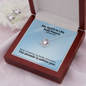 My Spirit Is Life And Peace (Romans 8:6) | Love Knot Necklace & Earring Set