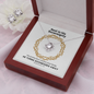 He Turns Sicknesses Away (Deuteronomy 7:15) | Love Knot Necklace & Earring Set