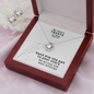 My Heart Trusts In Him (Psalm 28:7) | Love Knot Necklace & Earring Set