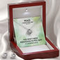 Peace I Leave With You (John 14:27) | Love Knot Necklace & Earring Set
