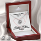 Greater Is He That Is In You (1 John 4:4) | Love Knot Necklace & Earring Set