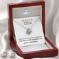 My Grace Is Sufficient (2 Corinthians 12:9) | Love Knot Necklace & Earring Set