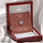 He Will Give  Rest (Matthew 11:28) | Love Knot Necklace & Earring Set