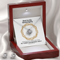He Turns Sicknesses Away (Deuteronomy 7:15) | Love Knot Necklace & Earring Set