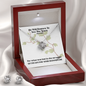 He Will Restore To You The Years (Joel 2:25) | Love Knot Necklace & Earring Set